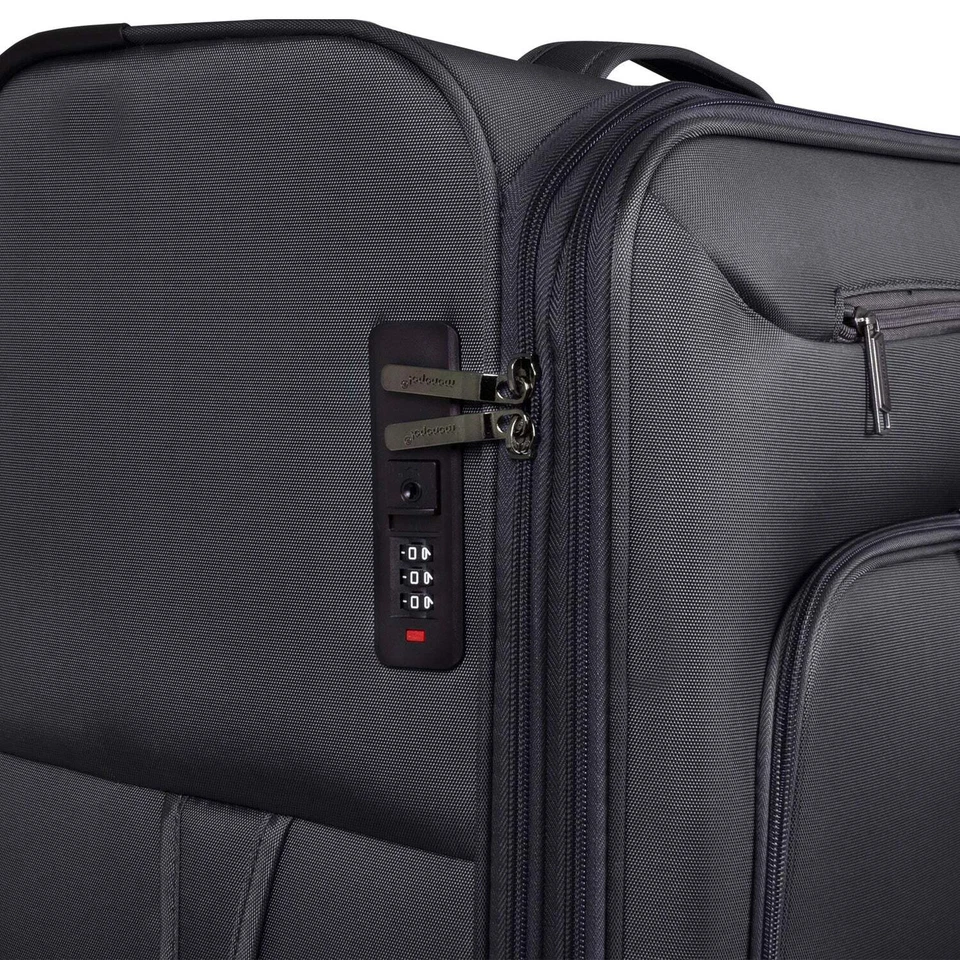 Weichschale Handgepäck klein Reisekoffer extra leicht nur 2,3kg Trolley 4 Rollen - Bild 4 von 4