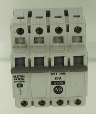 ALLEN BRADLEY AB 1492-CB3G200 CIRCUIT BREAKER 20A 3P