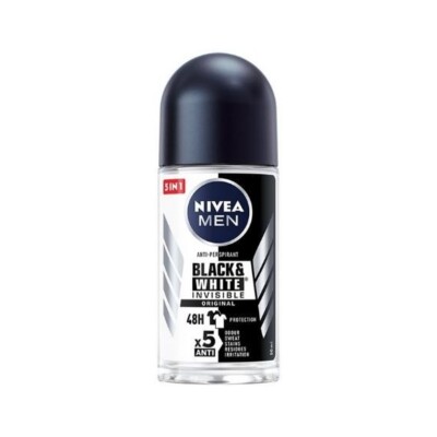 99,83 /L - 6x NIVEA Men ''Invisible Black & White Original'' Deo Roll-on - 50ml
