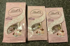 3 Bags Of  Lindt White Chocolate Neopolitan ~Limited Edition~