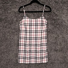 Forever 21 Dress Womens Large Plaid Cami Mini  Scoop Neck