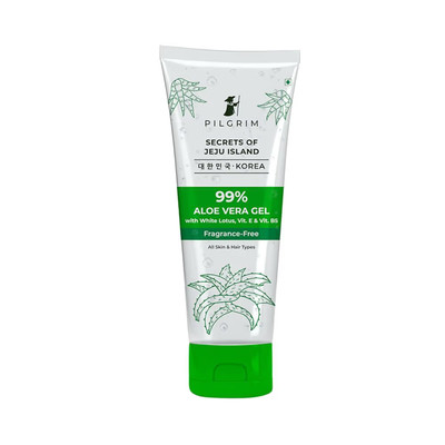 Pilgrim Aloe Vera Gel With Vitamin E For Glowing Skin & Hair (200gm) Free Shipp