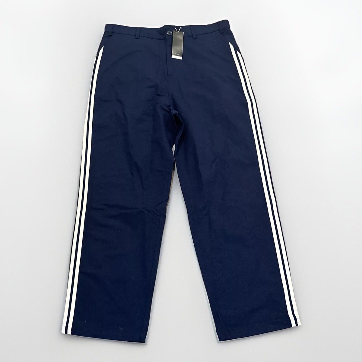 adidas 3-Stripes Skate Chino Men Pants Size 36x32 Collegiate adidas 3-Stripes Skate Chino Men Pants Size 36x32 Collegiate