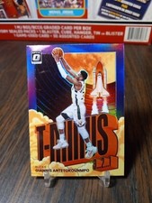 2021-22 Donruss Optic Giannis Antetokounmpo T-Minus 321 Purple Prizm #3 Bucks