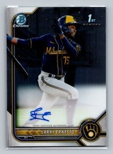 2022 Bowman #CPA-LE Larry Ernesto Chrome Prospect Autographs