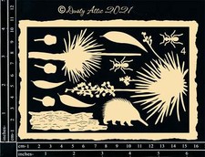 Dusty Attic Chipboard 5x7 - Creative Frames 4 - Outdoors, DA3234