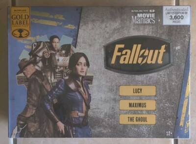 McFarlane Gold Label Movie Maniacs /3600 Fallout Lucy Maximus The Ghoul Amazon