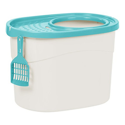top entry litter box iris