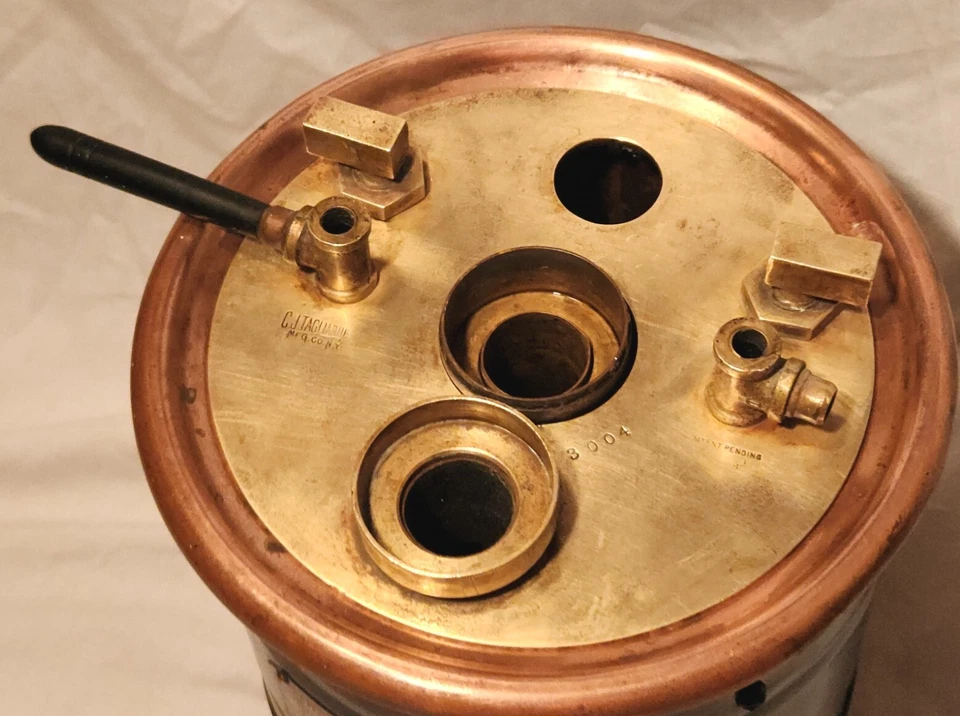 Pieza de Museo Antigua 1914 Saybolt Estándar Universal Aceite Viscosímetro Steampunk Foto 3 de 4