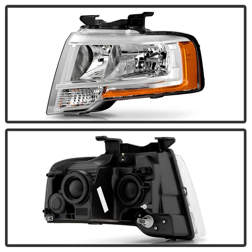 For 2015~2017 Ford Expedition Chrome 2PCS Headlight Assembly Headlamps LH & RH - Foto 3 di 14