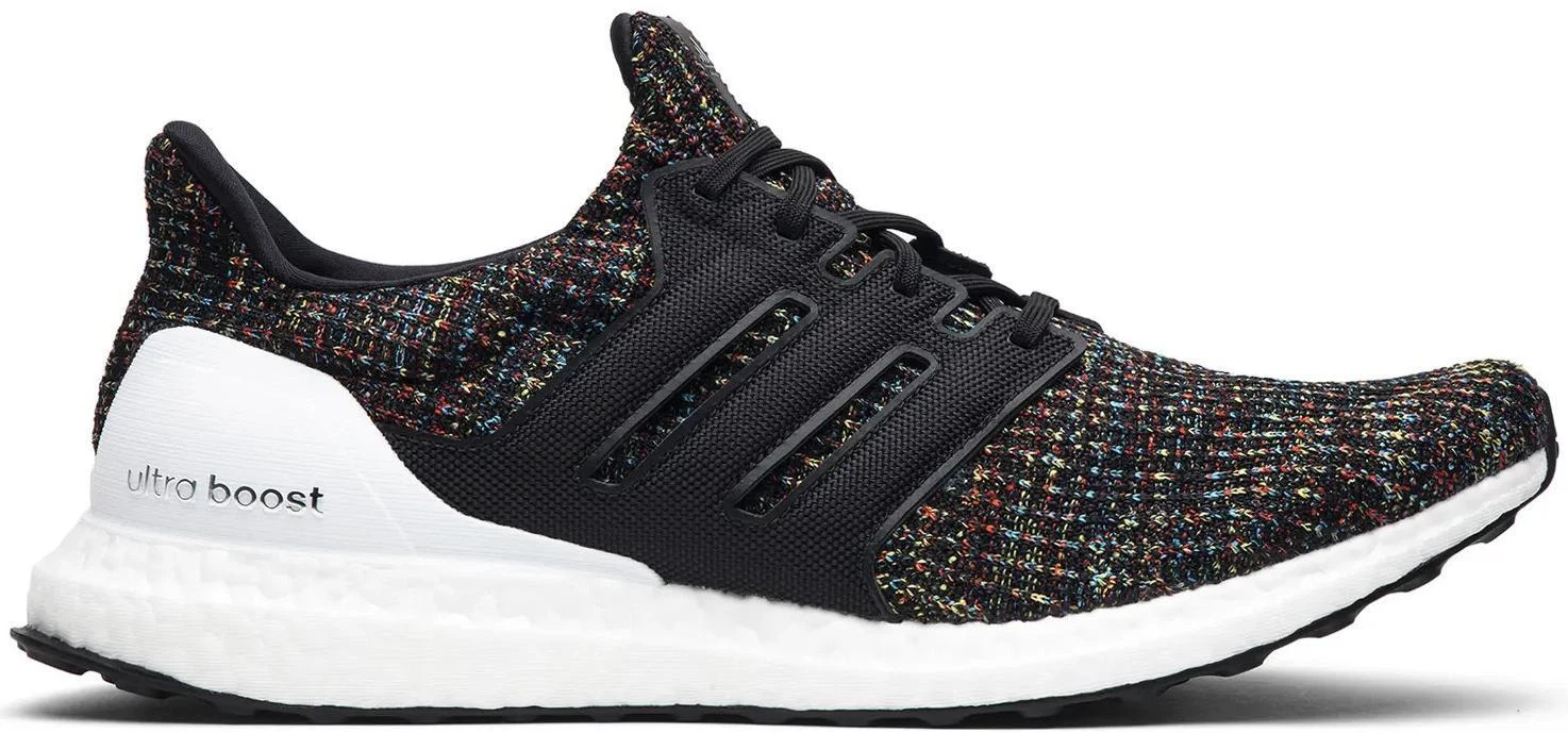 Adidas Ultra Boost 4.0 Sneakers Men\'s Size 14 Black White Speckle Knit Shoes Amazon.com | adidas Unisex-Child Ultraboost 4.0 DNA, Black  main image 4