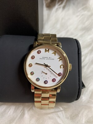 Marc by Marc Jacobs Gold Tone Crystal Watch Marc by Marc Jacobs Gold Tone Crystal Watch | eBay main image 3