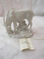 1973 Japan Aldon porcelain Endangered Species Arabian Oryx by Denko Maekawa