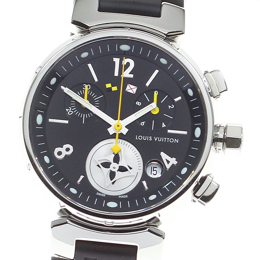 LOUIS VUITTON Q132G Tambour Lovely Cup MM Chronograph Quartz LOUIS VUITTON Q132G Tambour Lovely Cup MM Chronograph Quartz