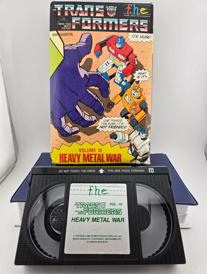 THE TRANSFORMERS Vol 10 Heavy Metal War (1984) Big Box Betamax FHE Animation - Image 2 of 4