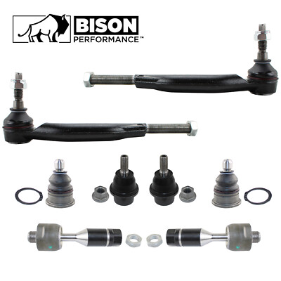Bison Performance 8pc Front Tie Rod End Ball Joint Kit For Chevy GMC Saab Buick