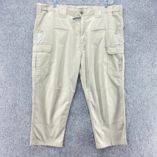 Propper Pants Mens 44x32 Beige Ripstop Canvas Tactical Cargo Utility Combat Hunt