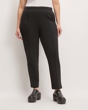 EVERLANE Black The Dream Pant Exposed Seam Tapered Leg Office Pants Size XS