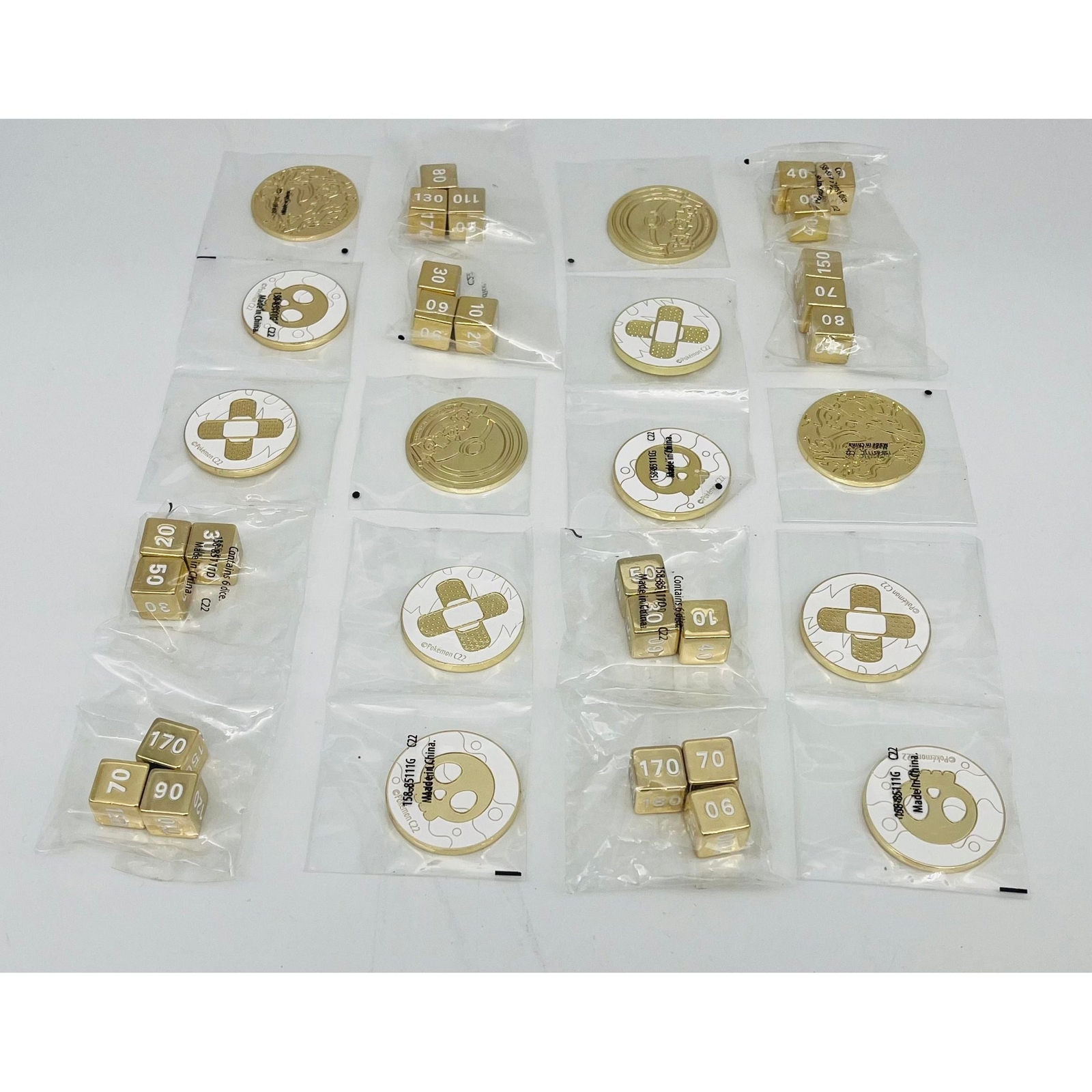 Pokemon Charizardl Dice Coin and Markers from Ultra Premium Collection, Lot of 4