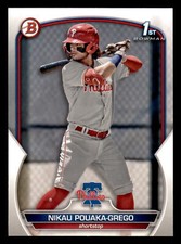 2023 Bowman Nikau Pouaka-Grego #BP-89 FBC Philadelphia Phillies