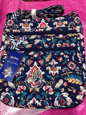 NEW Vera Bradley Harry Potter Home to Hogwarts Triple Zip Hipster