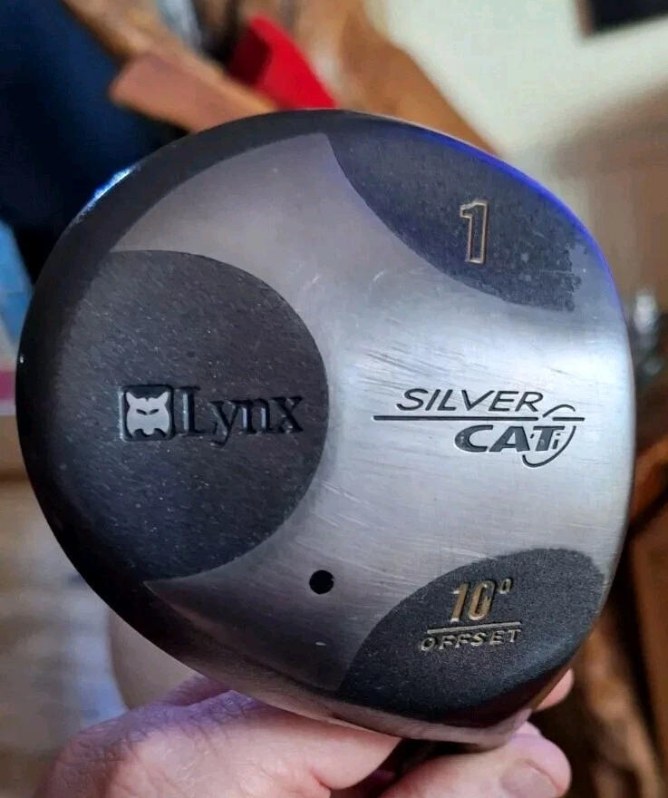 Lynx Silver Cat Driver 10° Men's R/H, Sr. (Senior) Flex, Graphite Shaft VGC - Image 2 of 4
