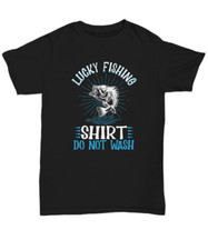Lucky Fishing Shirt, Funny Fishing Gift Tee, Fisherman Shirt, Fishing Lover Tee,