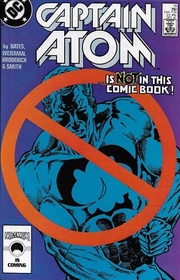 Captain Atom Comic 10 Copper Age First Print 1987 Bates Weisman Broderick DC