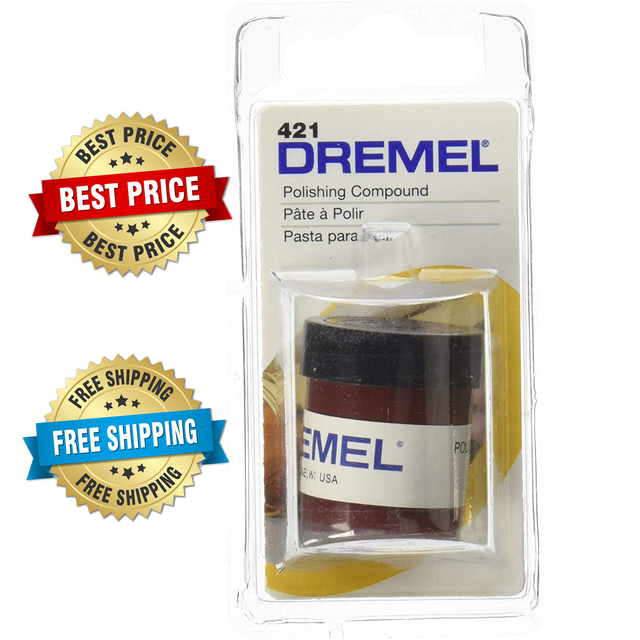 Dremel Polishing Solid Buffing Compound Extra Shine for Metals and