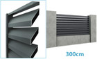 Bausatz Zaun Jalousienzaun Aluminium Anthrazit Garten Lamellen Konfigurator 3000