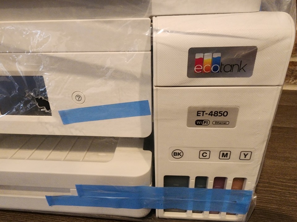 AS IS Stuck Recovery Mode Epson EcoTank ET4850 Color Inkjet AllInOne