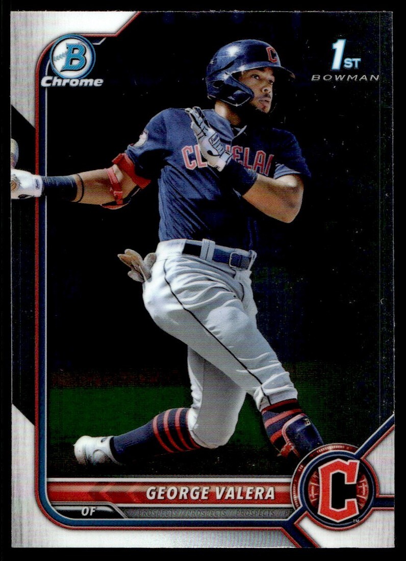 2022 Bowman Chrome George Valera G24 Cleveland Guardians #BCP-22