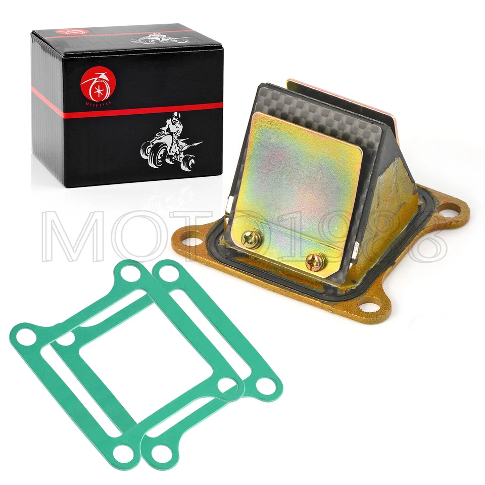 Carb Intake manifold boot and Reed Valve For KAWASAKI KX80 KX100 1991-2000 - Image 3 of 4