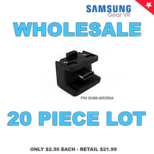 20X LOT SAMSUNG GEAR VR 2016 TYPE C USB ADAPTER S8 S9, S10, S10e GH98
