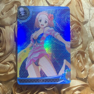 Katase HIGH SCHOOL DXD Beach Waifu Girl ACG Anime Holo Card