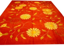 Harooni Rugs 9x12 Handmade Wool & Silk Nepalese/Nepali/Tibet PIX-14940