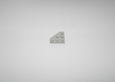 Lego 2 Stück CORNER PLATE 45 DEG. 3X3 Medium Stone Grey 4211361 2450 T12
