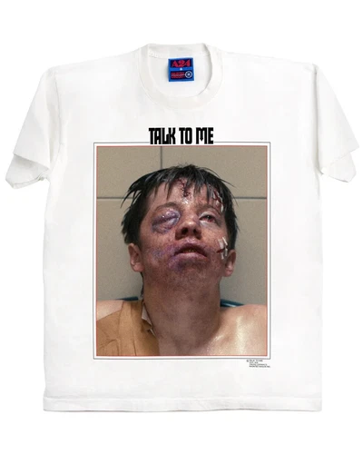 A24 x Online Ceramics Talk To Me Straight To Hell T-Shirt Horror Movie Tee L New