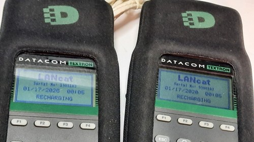 Datacom TEXTRON LANCat System 6 Cable Tester Kit 54890 • with Adapters, Manuals - Picture 2 of 18