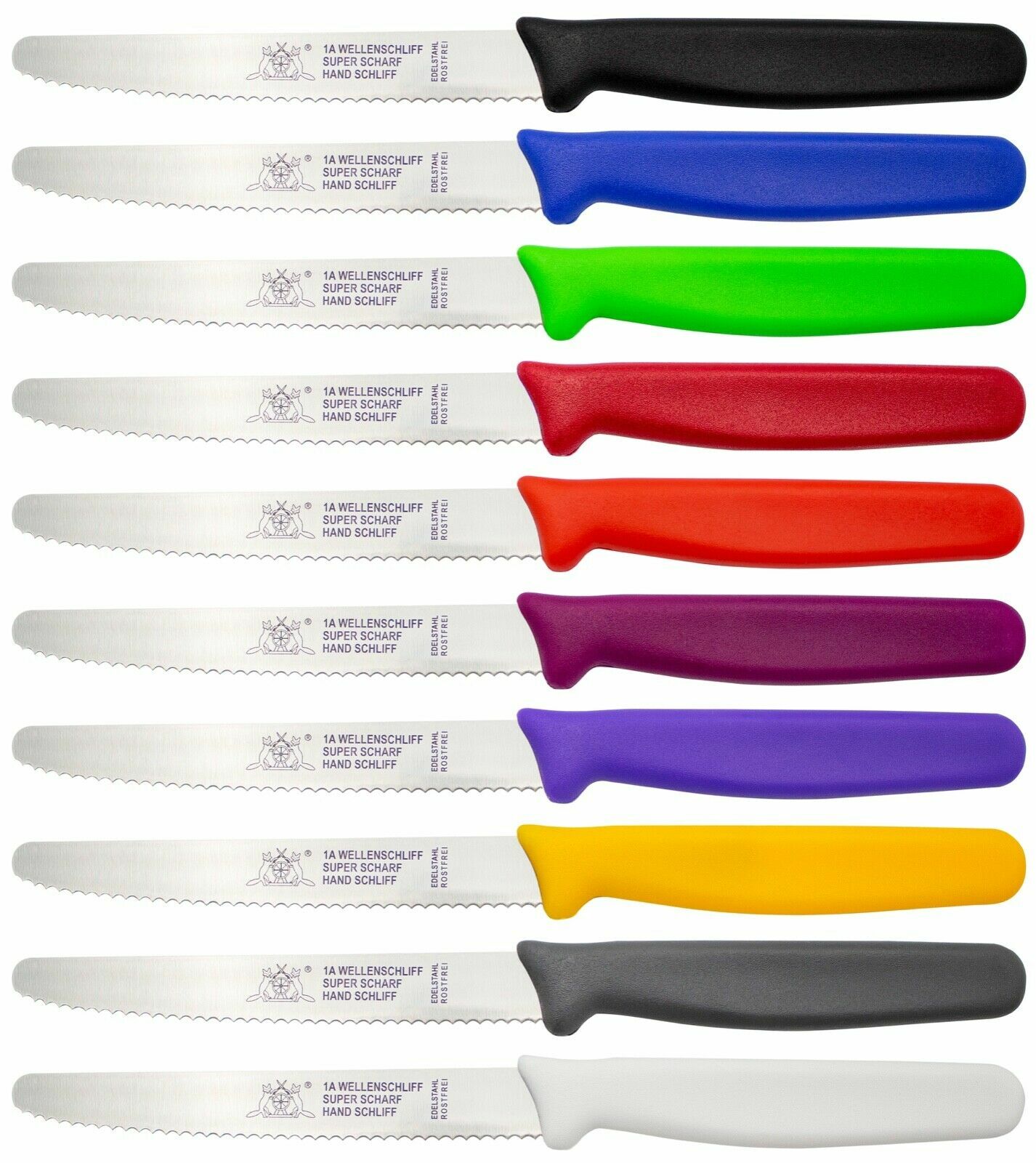 Fuchs Solingen Tomatenmesser Brötchenmesser Küchenmesser Steakmesser Tafelmesser