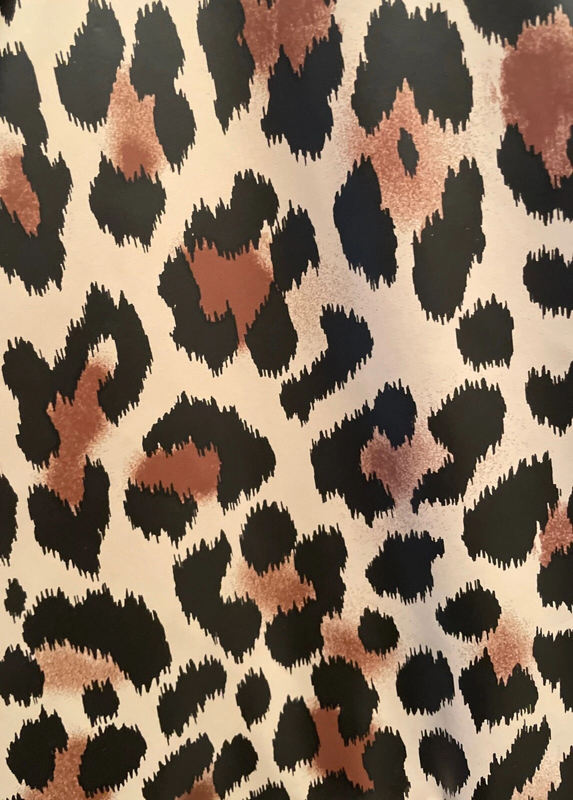 Giacca impermeabile nuova con etichette $248 Kate Spade New York stampa leopardata con cappuccio e zip GRANDE