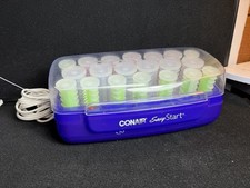 Conair Easy Start Hairsetter HS15 Hot Rollers Curlers 3 Sizes Pageant - no clips