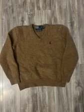Vintage Polo Ralph Lauren Kids Medium 100 Lambs Wool Sweater