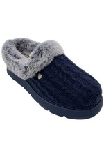 Skechers Bobs Women's Warm Greetings Keepsake Light Slippers Navy