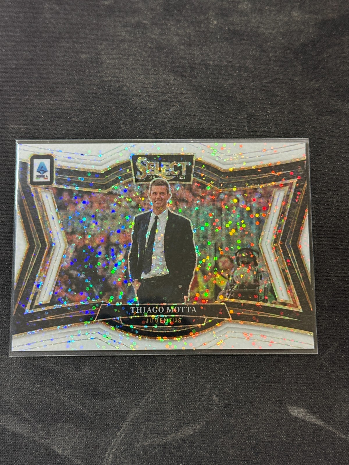 2024-25 PANINI SELECT SERIE A WHITE SPARKLE THIAGO MOTTA #228 JUVENTUS