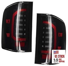 LED Tail Lights Compatible with 2007-2013 Chevy Silverado 1500 2007 Smoked Lens