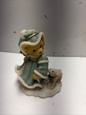 Cherished Teddies Bear Figurine 1999 Felicia Joy To The World  #533890 *