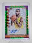 BRONNY JAMES JR 2024-25 TOPPS FINEST FINEST GREEN GEO RC AUTO /75 Q4441