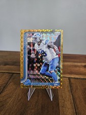 2025 Topps Chrome #383 Tate Ratledge #383 Gold Geometric /50 (RC)