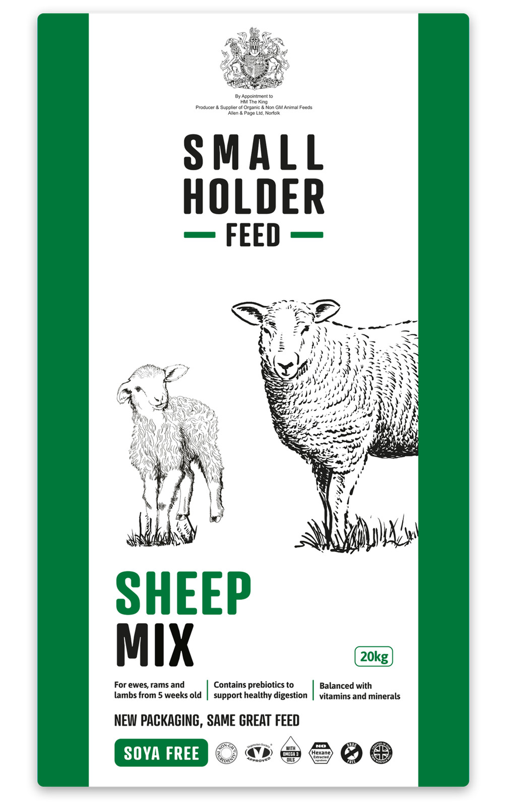 Allen & Page Sheep Mix 20kg A Maintenance Mix to Fed from 5 Weeks Onwards
